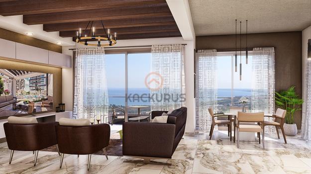 High Yield 2+1 Penthouse For Sale In İskele Center, Northern Cyprus