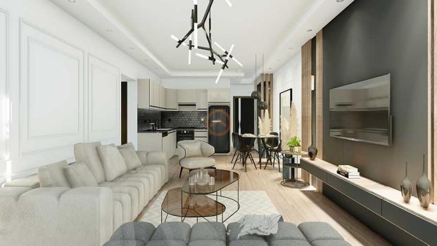 2+1 Office Apartment For Sale In İskele, North Cyprus – Sea And Mountain View Penthouse