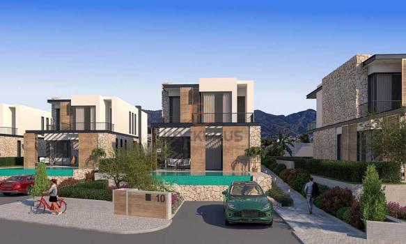 For Sale Ultra-Luxury Villa - 246m² with Stunning View and Modern Design in Ozanköy, Girne