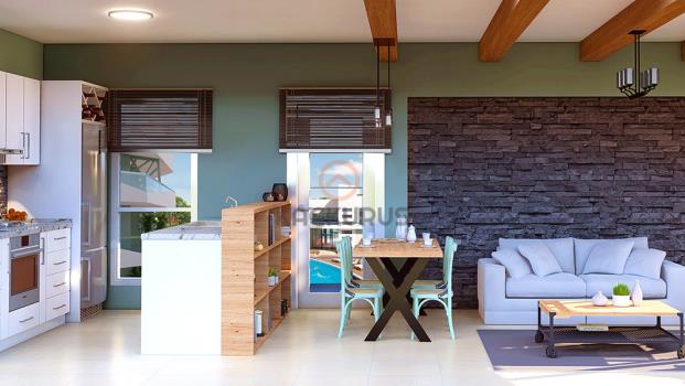 Luxury 2+1 Sea View Apartment For Sale In İskele Long Beach