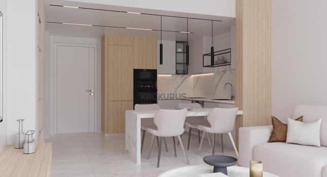 1+1 Apartments for Sale with Modern Architecture in Iskele, Northern Cyprus