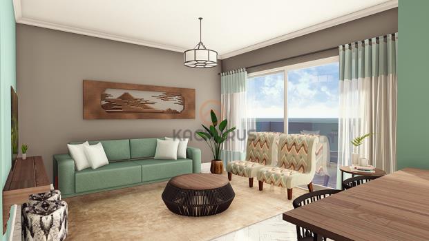 Luxury 1+1 Apartment for Sale in İskele Long Beach with Stunning Mediterranean View