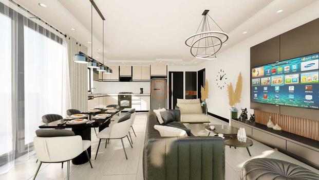 Northern Cyprus İskele For Sale 3+1 Investment Apartment - Long Beach