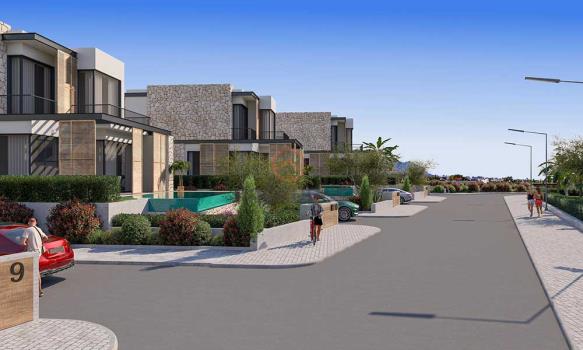 Ultra Luxury Villa for Sale Ozanköy Girne - Turkish Title, 4+1, Mediterranean Architecture