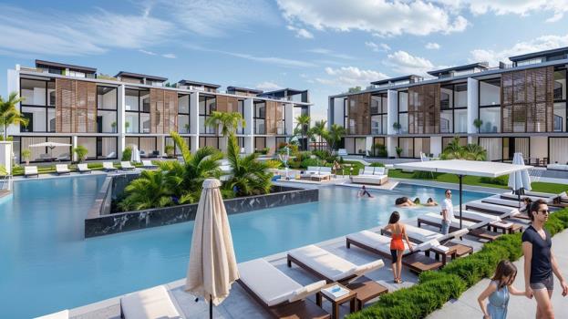 Luxury Apartment for Sale Near the Sea - İskele Long Beach