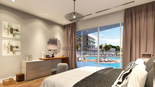 1+1 Apartment for Sale in İskele Long Beach – Luxury Complex and Investment Opportunity
