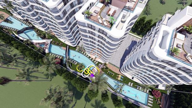 3+1 Investment Apartment With Balcony For Sale In İskele, Northern Cyprus