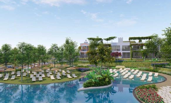 Seafront Garden Floor Apartment - Luxurious Living in Esentepe