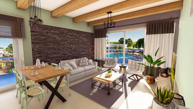 Luxury 2+1 Apartment with Unique Design for Sale in the Heart of İskele Long Beach